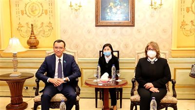 وكيل مجلس الشيوخ تستقبل وفد كازاختساني 