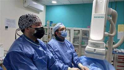 الرعاية الصحية: تقنية طبية جديدة لعلاج دوالي الرحم بالمجمع الطبي بالإسماعيلية