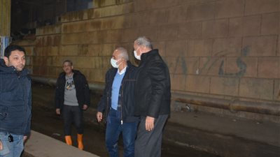 بالصور.. محافظ القليوبية يتابع جهود إزالة آثار الأمطار بمدن المحافظة