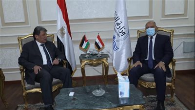وزير النقل الأردنى يشيد بالنهضة الكبرى التى تعيشها مصر فى عهد السيسى
