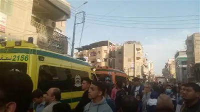 ارتفاع أعداد مصابي انفجار محطة وقود أجا بالدقهلية
