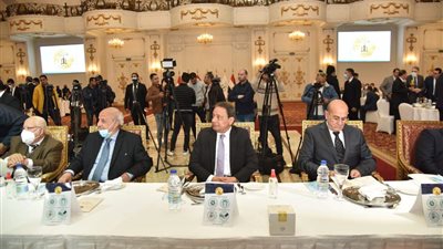 وصول رئيس الهيئة الوطنية للصحافة احتفالية 