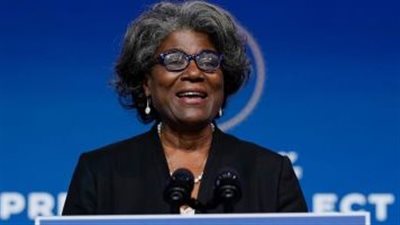 تصريح عاجل من السفيرة الأمريكية بالأمم المتحدة بشأن الأزمة الأوكرانية الروسية