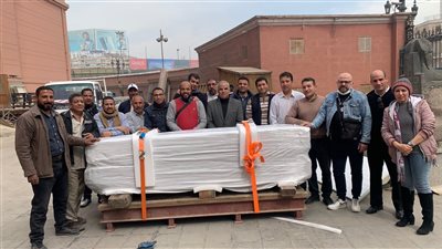 المتحف الكبير يستقبل ١٣ قطعة أثرية ضخمة من متحف التحرير