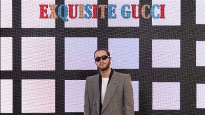 أحمد مالك النجم العربي الوحيد بعرض جوتشي العالمي خلال أسبوع الموضة في ميلانو