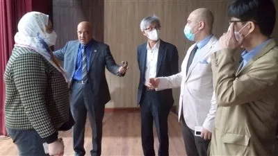 المستشار الثقافي الكوري يزور ألسن أسوان مع الوفد المرافق