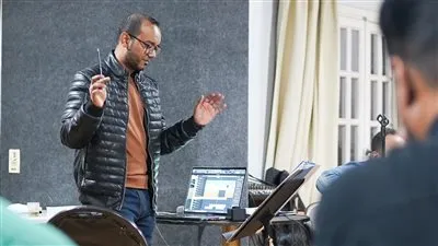 بروفات وتجهيزات الحفل الثاني من 