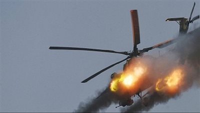 شاهد.. إسقاط مروحيتين روسيتين في سماء أوكرانيا