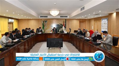 محافظ الفيوم يناقش آليات رفع نواتج تطهير المجاري المائية والمصارف الزراعية 