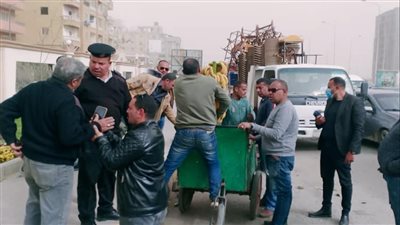  حملة مكبرة بهضبة الأهرام لرفع الإشغالات ومصادرة المركبات غير المرخصة