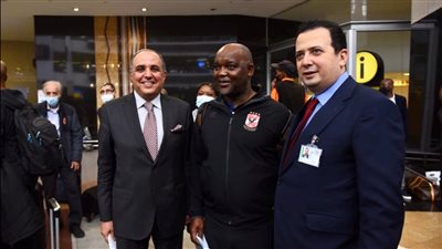 سفير مصر في جنوب إفريقيا يستقبل بعثة الأهلي