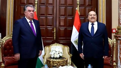 عبدالوهاب عبدالرازق يستقبل رئيس طاجيكستان بمجلس الشيوخ