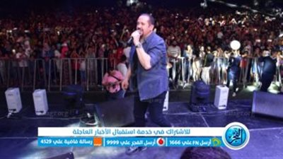 هشام عباس يحيي حفل مهرجان “أبيدوس” للغناء والموسيقي بسوهاج 