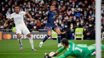 مبابي يضرب شباك ريال مدريد بهدف خارق (فيديو)