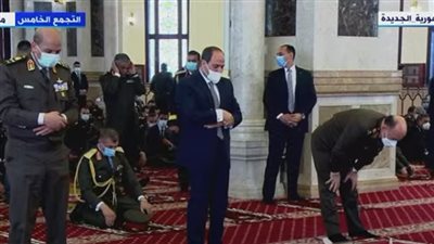عاجل.. السيسي يصل مسجد المشير طنطاوي لأداء صلاة الجمعة
