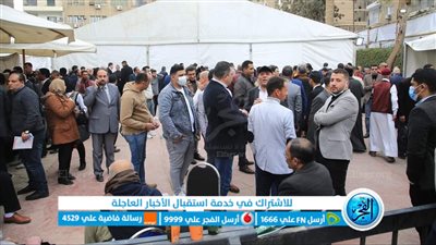 بالصور.. إقبال كبير للناخبين بانتخابات رئاسة حزب الوفد 2022