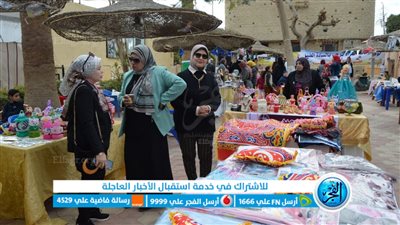أمانة المرأة بمستقبل وطن بالفيوم تنظم معرض للمنتجات اليدوية ضمن مبادرة 