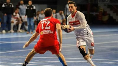 بقيادة الأحمر.. الزمالك يقهر الأهلي في قمة كرة اليد ويعتلي الصدارة