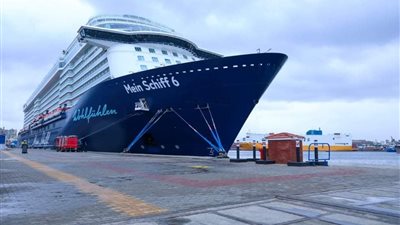 ميناء الإسكندرية يستقبل سفينة سياحية على متنها 1500 شخص 