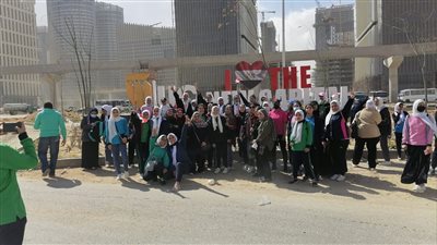  جهاز مدينة القاهرة الجديدة ينظم زيارة لوفد طلابي للعاصمة الإدارية 
