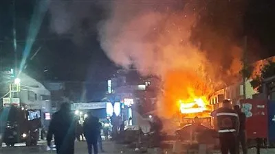 السيطرة على حريق داخل مخزن خردة بالطالبية 