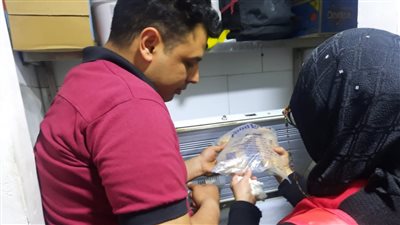 تشميع مخزن يحتوي على 88 طن دقيق وزيوت بقصد احتكارها في الوراق