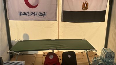 إقامة أول مركز خدمة إغاثية مصرية على معبر 