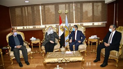 محافظ الغربية يستقبل وزيرة التضامن (صور)