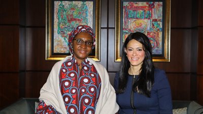 الدكتورة رانيا المشاط تبحث مع وزيرة المالية النيجيرية مخرجات بيان منتدي مصر للتعاون الدولي 