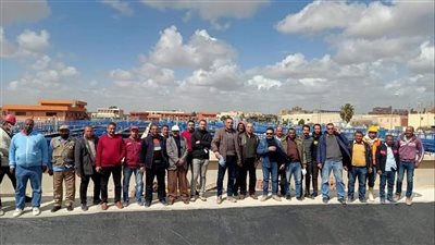  وزير الإسكان يتابع مشروع توسعات محطة معالجة الصرف بالنوبارية الجديدة