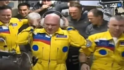 شاهد.. انطلاق أول رحلة روسية لمحطة الفضاء منذ اندلاع الحرب