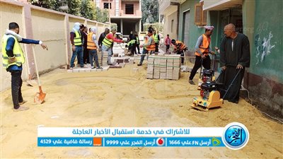 تطوير وتركيب الإنترلوك لـ 316 شارعا بالجيزة