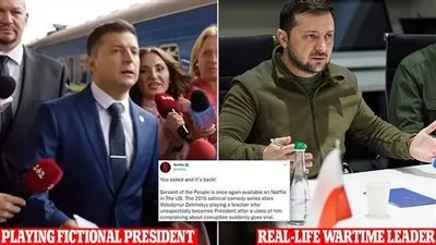 مسلسل رئيس أوكرانيا يعرض الآن على نتفليكس