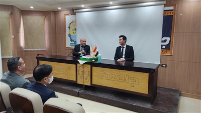 رئيس جامعة أسوان يستقبل سفير كوريا الجنوبية (صور)