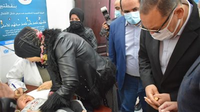 محافظ الشرقية يطلق شارة بدء الحملة القومية للتطعيم ضد شلل الأطفال