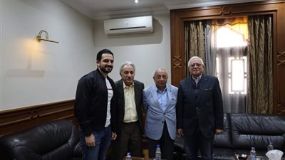 النبراوي يستقبل أمين عام اتحاد المهندسين العرب