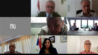نائب وزير السياحة والآثار تعقد اجتماعًا عبر الفيديو كونفرانس مع الجانب السويسري