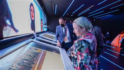 وزيرة البيئة تتفقد جناح مصر بمعرض إكسبو 2020