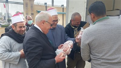 بورسعيد تتسلم دفعة من لحوم صكوك الإطعام 