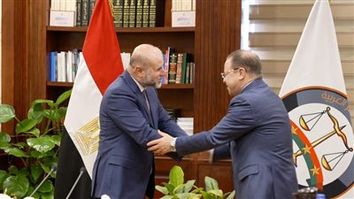 النائب العام يستقبل قاضي قضاة دولة فلسطين الشقيقة (فيديو)