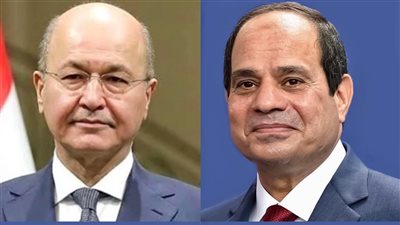 السيسي يتلقى اتصالًا هاتفيًا مع الرئيس العراقي للتهنئة بشهر رمضان 