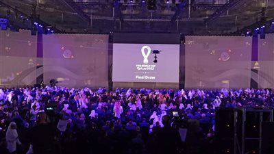 وصول أمير دولة قطر لحفل قرعة كأس العالم