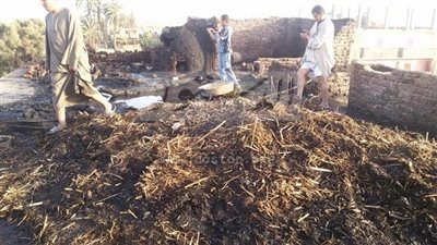 السيطرة على حريق شب في 3 منازل ببني سويف