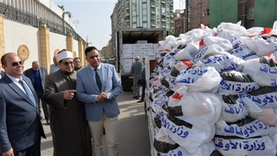 محافظة الدقهلية تتسلم الدفعة الخامسة من لحوم صكوك الطعام وشنطة رمضان (صور) 