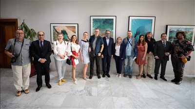 وزير السياحة والآثار يلتقي بوفد إعلامي روماني خلال زيارتهم التعريفية لمصر