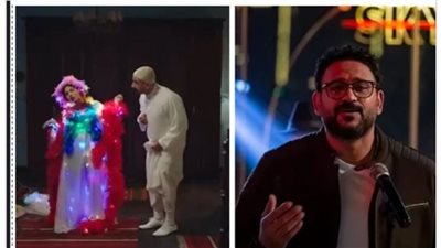 أكرم حسني يهنيء أحمد مكي بنجاح مسلسل 