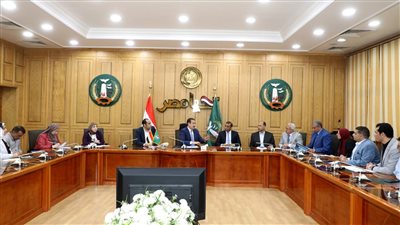 محافظ المنوفية يناقش نسب تنفيذ رصف الطرق بمركزي أشمون والشهداء