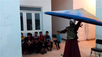 ورش فنية لذوي الهمم وقوافل ثقافية فى ثالث ليالي رمضان بالوادي الجديد