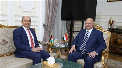 محافظ القاهرة يستقبل سفير الأردن ويؤكد عمق العلاقات بين البلدين