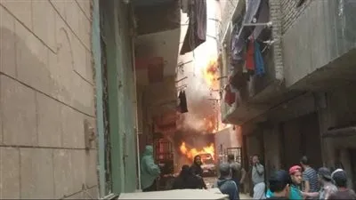 عاجل.. اندلاع حريق هائل بمخزن أخشاب بدار السلام